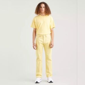 Levi's 501 Gardenia Yellow Jeans - Fresh Collection